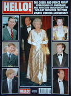 Hello! magazine - Queen Elizabeth II and Prince Philip cover (29 November 1997 - Issue 486)