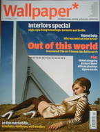 Wallpaper magazine (Issue 72 - October 2004 - Rosie Huntington-Whiteley cover)