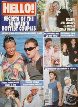 Hello! magazine - Summer's Hottest Couples cover (1 August 2006 - Issue 929)