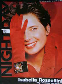 Night & Day magazine - Isabella Rossellini cover (12 January 2003)