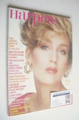 <!--1982-07-->British Harpers & Queen magazine - July 1982 - Jerry Hall cov