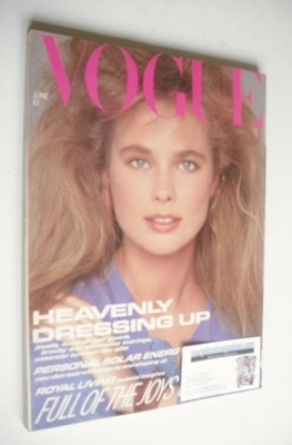 British Vogue magazine - June 1981 (Vintage Issue)