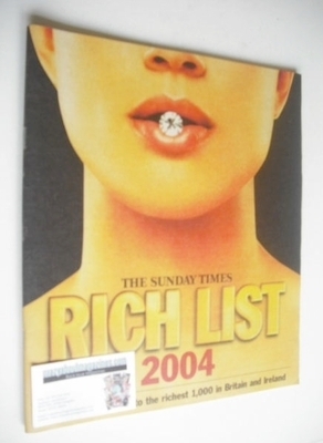 <!--2004-->The Sunday Times Rich List 2004 magazine