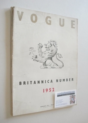 British Vogue magazine - February 1952 (Vintage Issue)