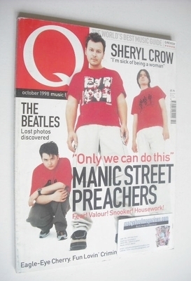 Q magazine - Manic Street Preachers cover (October 1998)
