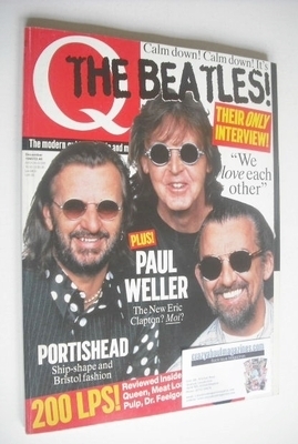 <!--1995-12-->Q magazine - Ringo Starr, Paul McCartney, George Harrison cov