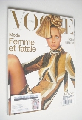 <!--2000-08-->French Paris Vogue magazine - August 2000 - Ana Claudia cover