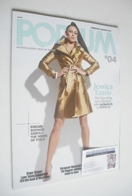 Podium magazine - Jessica Ennis cover (February/March 2012)