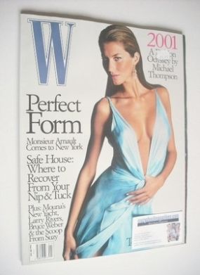 <!--2000-01-->W magazine - January 2000 - Gisele Bundchen cover
