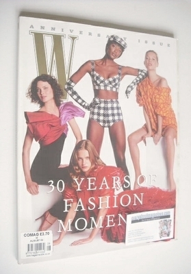 <!--2002-08-->W magazine - August 2002 - 30 Years of Fashion Moments cover