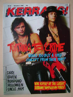 <!--1988-11-05-->Kerrang magazine - Geoff Tate and Chris De Garmo cover (5 