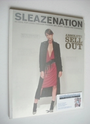 <!--2001-10-->Sleazenation magazine - October 2001 - Absolute Sell Out cove
