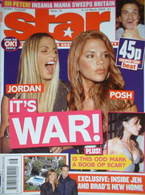 <!--2004-03-06-->Star magazine - Jordan & Victoria Beckham cover (6-12 Marc