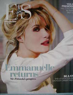 Evening Standard magazine - Emmanuelle Seigner cover (11 January 2008)