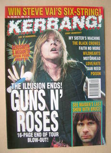 <!--1993-07-31-->Kerrang magazine - 31 July 1993 (Issue 454)