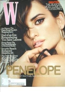 W magazine - August 2008 - Penelope Cruz magazine
