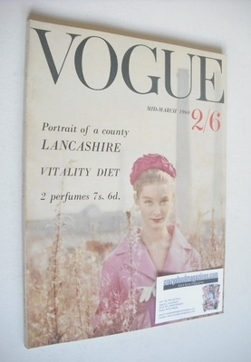 British Vogue magazine - March 1960 (Mid-March)