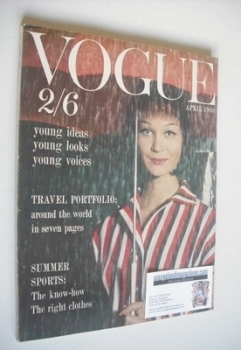 British Vogue magazine - April 1960 (Vintage Issue)