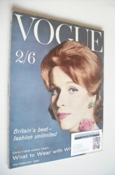 British Vogue magazine - February 1960 (Mid-February)