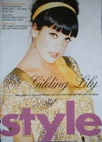 Style magazine - Lily Allen cover (22 April 2007)