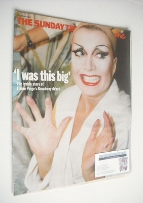 The Sunday Times magazine - Elaine Paige cover (20 October 1996)