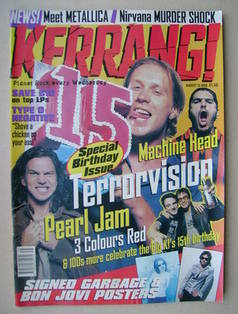 <!--1996-08-31-->Kerrang magazine - 31 August 1996 (Issue 612)