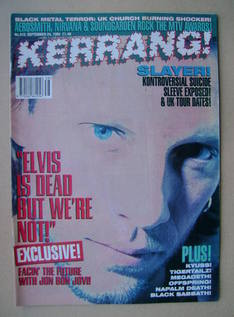 Kerrang magazine - Jon Bon Jovi cover (24 September 1994 - Issue 513)