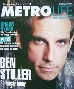 <!--2004-08-20-->Metrolife magazine - Ben Stiller cover (20-26 August 2004)