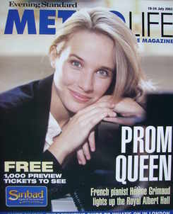 Metrolife magazine - Helene Grimaud cover (18-24 July 2003)