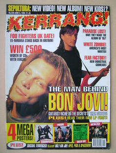<!--1995-06-03-->Kerrang magazine - 3 June 1995 (Issue 548)
