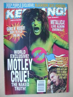 <!--1993-11-06-->Kerrang magazine - 6 November 1993 (Issue 468)
