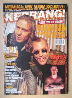<!--1994-10-22-->Kerrang magazine - Terrorvision cover (22 October 1994 - I