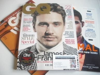 British GQ magazine - November 2013 - James Franco cover