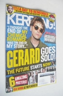 Kerrang magazine - Gerard Way cover (26 October 2013 - Issue 1489)