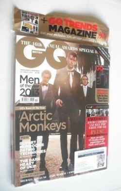 British GQ magazine - October 2013 - Arctic Monkeys cover
