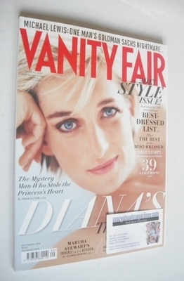Vanity Fair magazine - Princess Diana cover (September 2013)