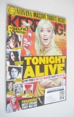 <!--2013-09-28-->Kerrang magazine - Tonight Alive cover (28 September 2013 