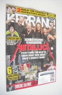 Kerrang magazine - Metallica cover (12 October 2013 - Issue 1487)