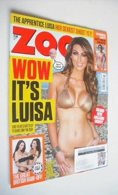 <!--2013-09-06-->Zoo magazine - Luisa Zissman cover (6-12 September 2013)