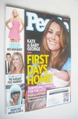 <!--2013-08-12-->People magazine - Kate Middleton and baby George cover (12