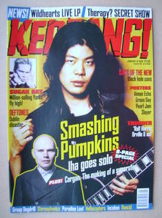 <!--1998-01-31-->Kerrang magazine - James Iha cover (31 January 1998 - Issu