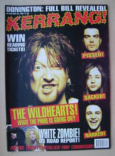 <!--1995-07-29-->Kerrang magazine - 29 July 1995 (Issue 556)