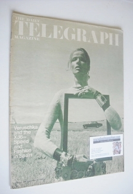The Daily Telegraph magazine - Veruschka cover (27 September 1968)
