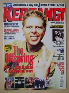 Kerrang magazine - Dexter Holland cover (30 January 1999 - Issue 735)