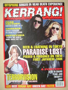 Kerrang magazine - 16 December 1995 (Issue 576)