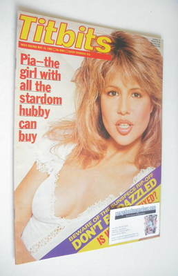 Titbits magazine - Pia Zadora cover (15 May 1982)
