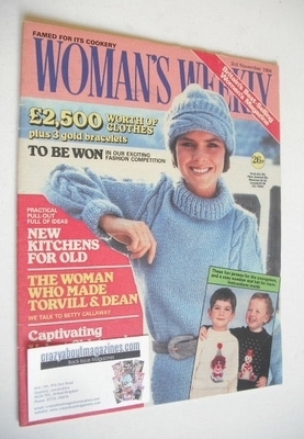 <!--1984-11-03-->British Woman's Weekly magazine (3 November 1984 - British