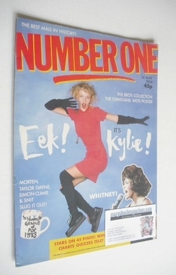 NUMBER ONE Magazine - Kylie Minogue cover (14 May 1988)