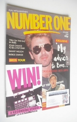 <!--1988-04-30-->NUMBER ONE Magazine - George Michael cover (30 April 1988)