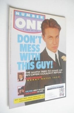 NUMBER ONE Magazine - Clark Datchler cover (12 December 1987)